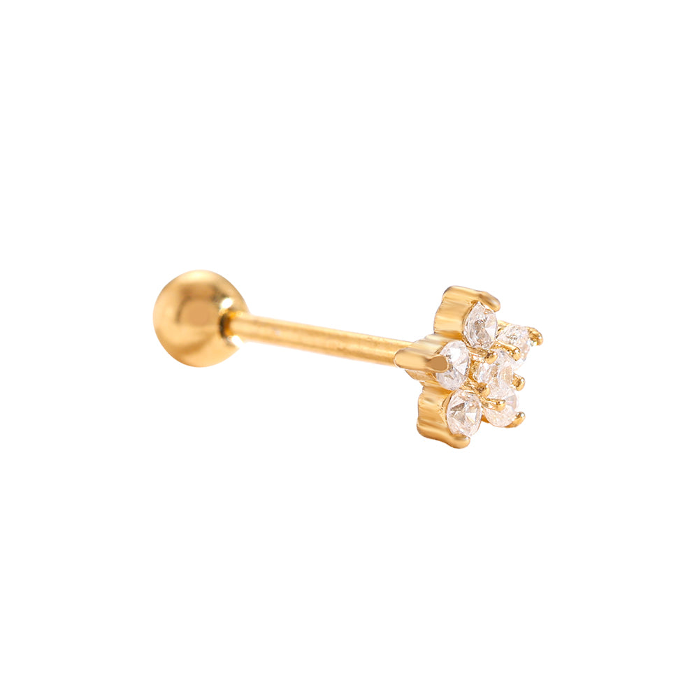 MINI DIAMOND FLOWER PIERCING