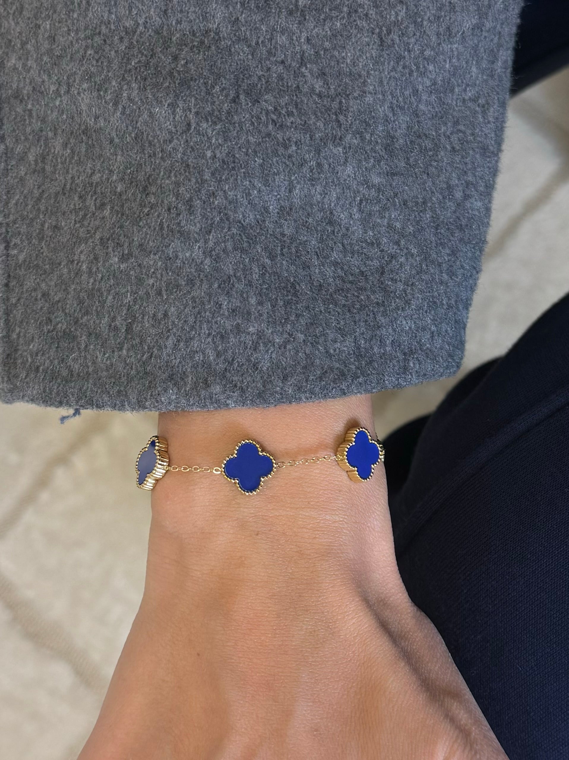 CHLOÉ BLAUW ARMBAND