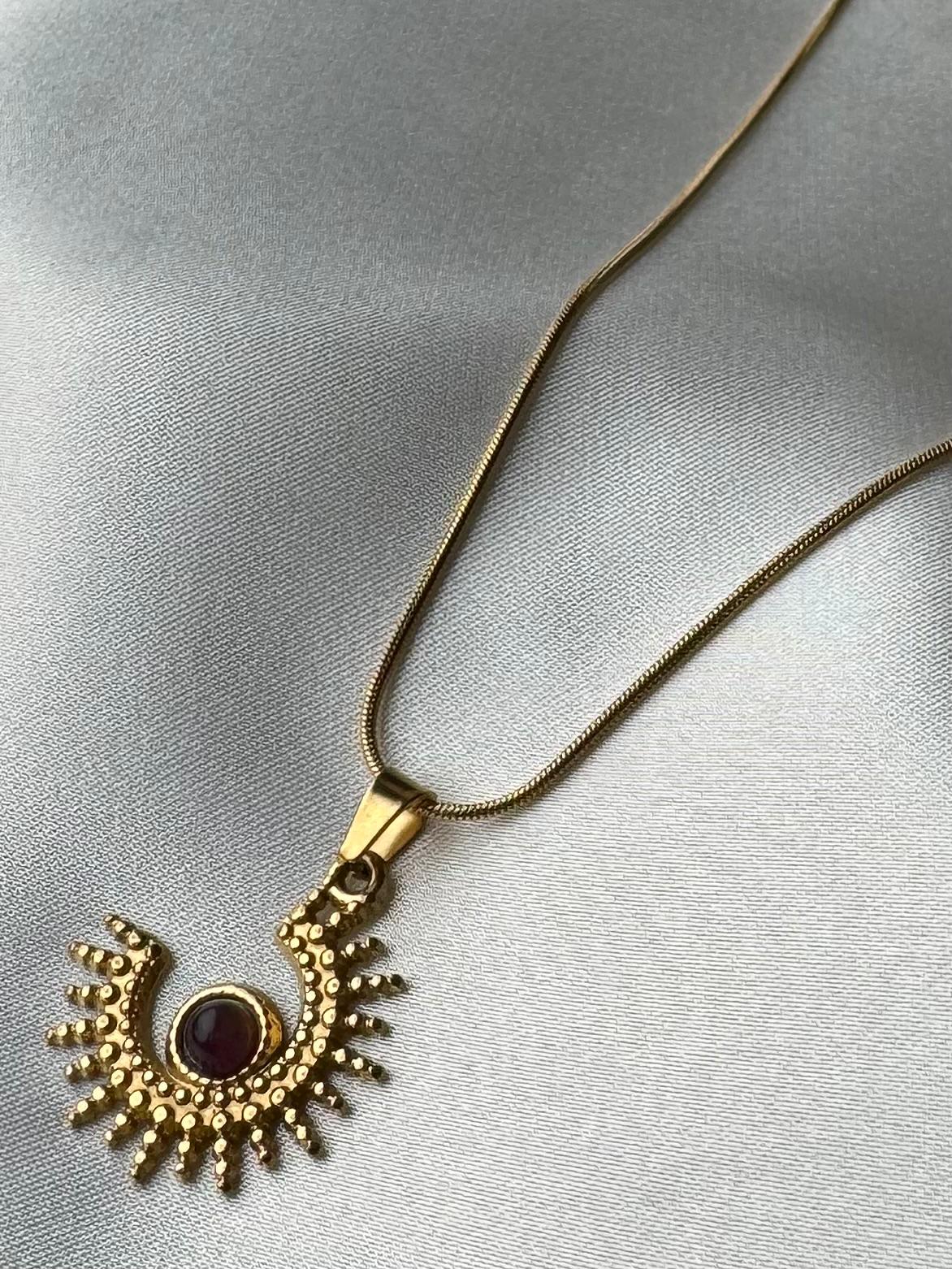 VINTAGE HALF KETTING BRUIN