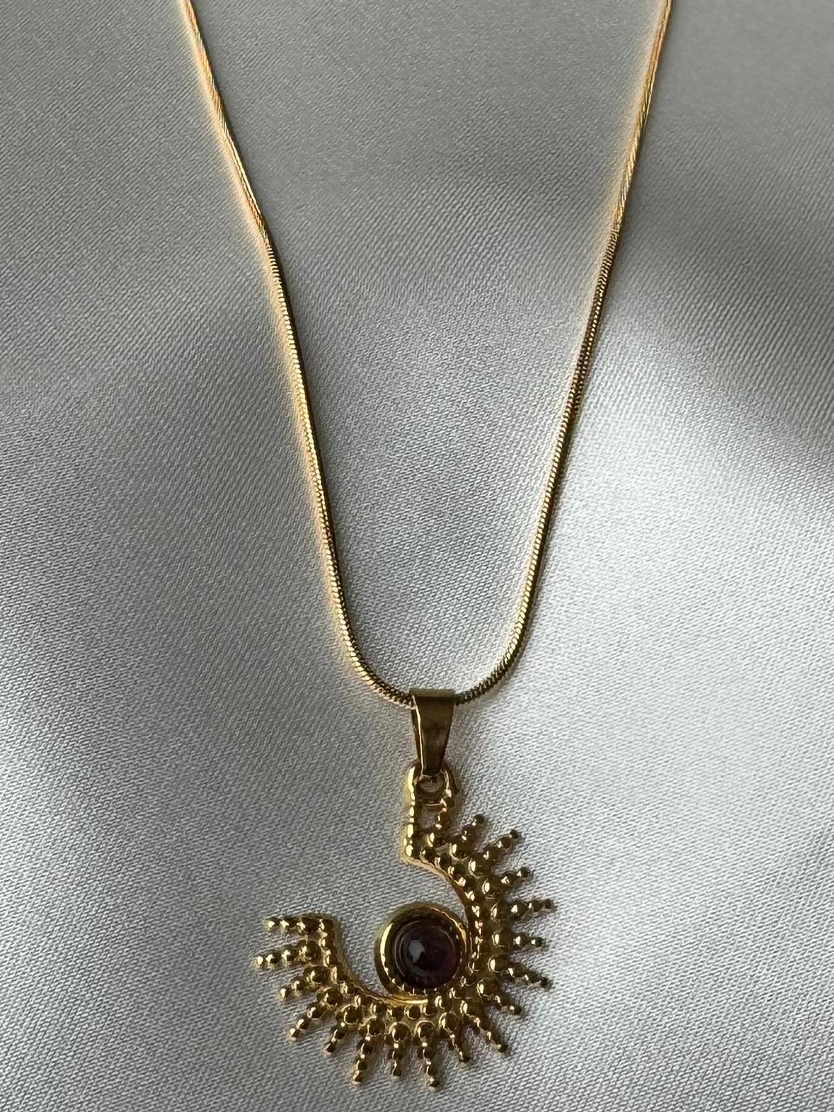 VINTAGE HALF KETTING BRUIN